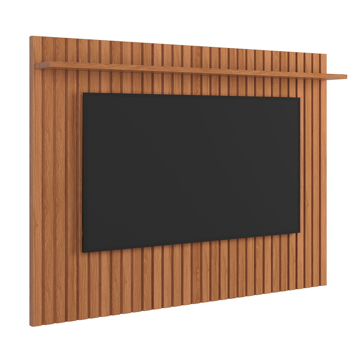Rack Bancada com Painel para Tv de até 70" em MDF França Jequitiba/Off White