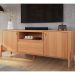 Rack Bancada com Painel para Tv de até 75" 100% MDF Holanda Jequitiba