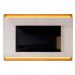 Rack Bancada com Painel para Tv de até 75" 100% MDF Joana Jequitiba/Off White