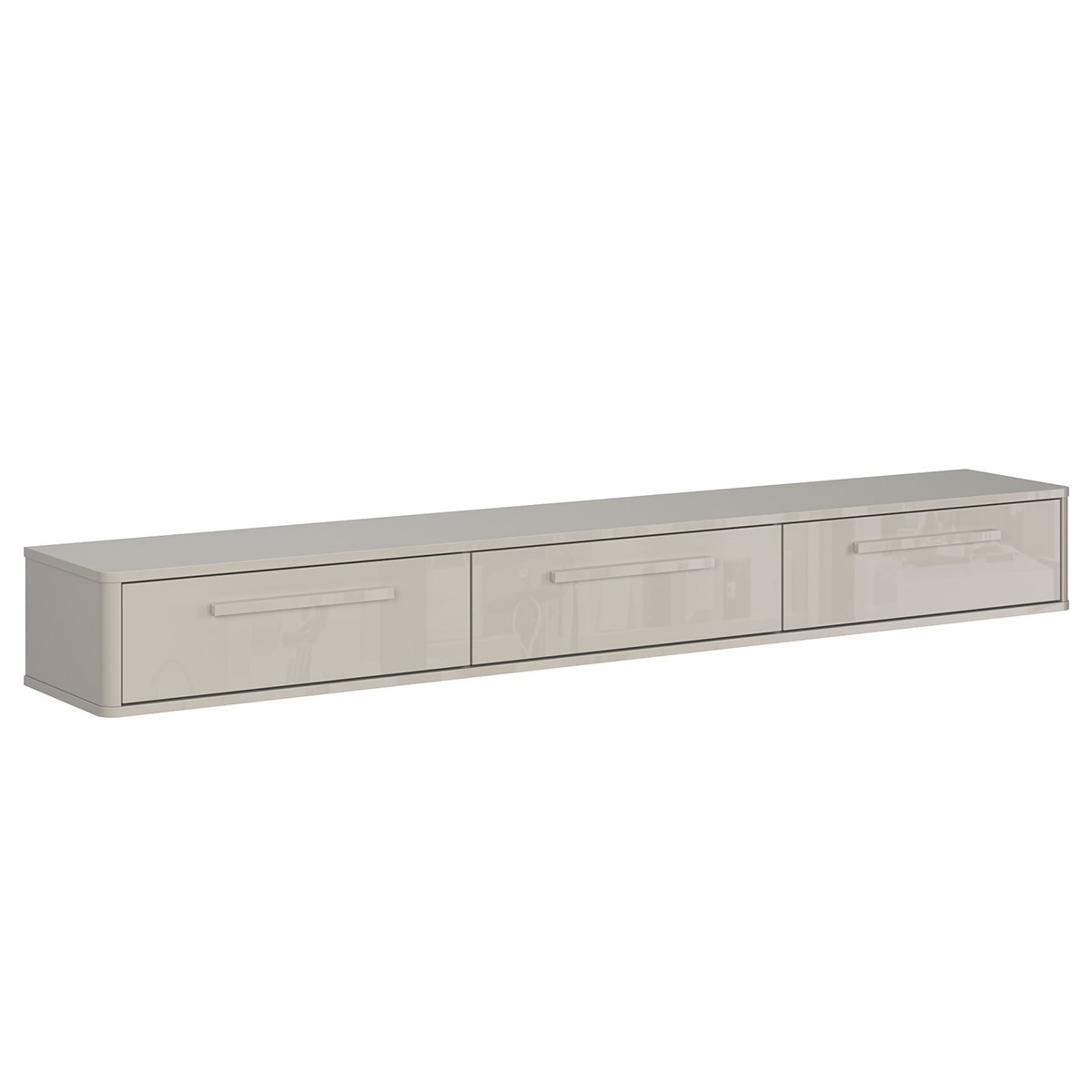 Rack Bancada com Painel para Tv de até 75" com Led Maka Jequitiba/Off White
