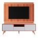 Rack Bancada com Painel para Tv de até 75" com Led Tina Jequitiba/Off White
