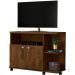 Rack Bancada para Tv de até 40" 2 Portas e Rodízios Boalis  Canela