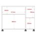 Rack Bancada para Tv de até 40" 2 Portas e Rodízios Boalis  Canela