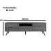 Rack Bancada para Tv de até 60" 1 Porta 2 Gavetas Rivire 1.3 Jequitiba/Off White