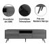 Rack Bancada para Tv de até 70" 1 Porta 2 Gavetas Rivire 1.8 Jequitiba/Off White