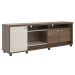 Rack Bancada para Tv de até 70" 3 Portas Dalva Imbuia/Off White