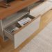 Rack Bancada para Tv de até 75" 1 Porta 2 Gavetas 2.1 Elisa Off White/Jequitiba