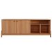 Rack Bancada para Tv de até 75" 2 Portas Sandy Jequitiba