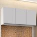 Armário Aéreo 120cm 3 Portas Virgínia Branco - Lumil Móveis