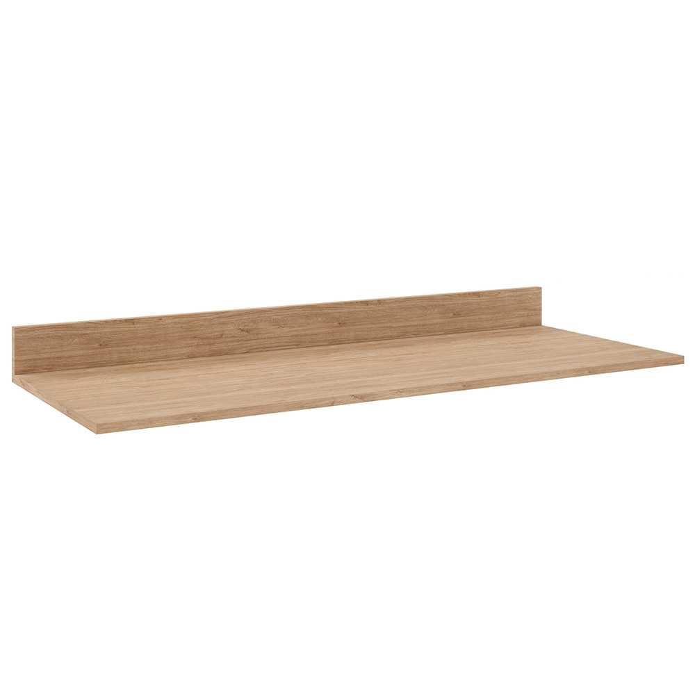 Armário Aéreo Argélia e Balcão Gabinete 150cm Marrocos Castanho/Preto - Lumil Móveis
