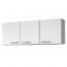 Armário Aéreo Parma 150cm 3 Portas Branco - Lumil Móveis.