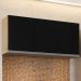 Armário Aéreo de Cozinha 120cm 3 Portas Virgínia Castanho/Preto - Lumil