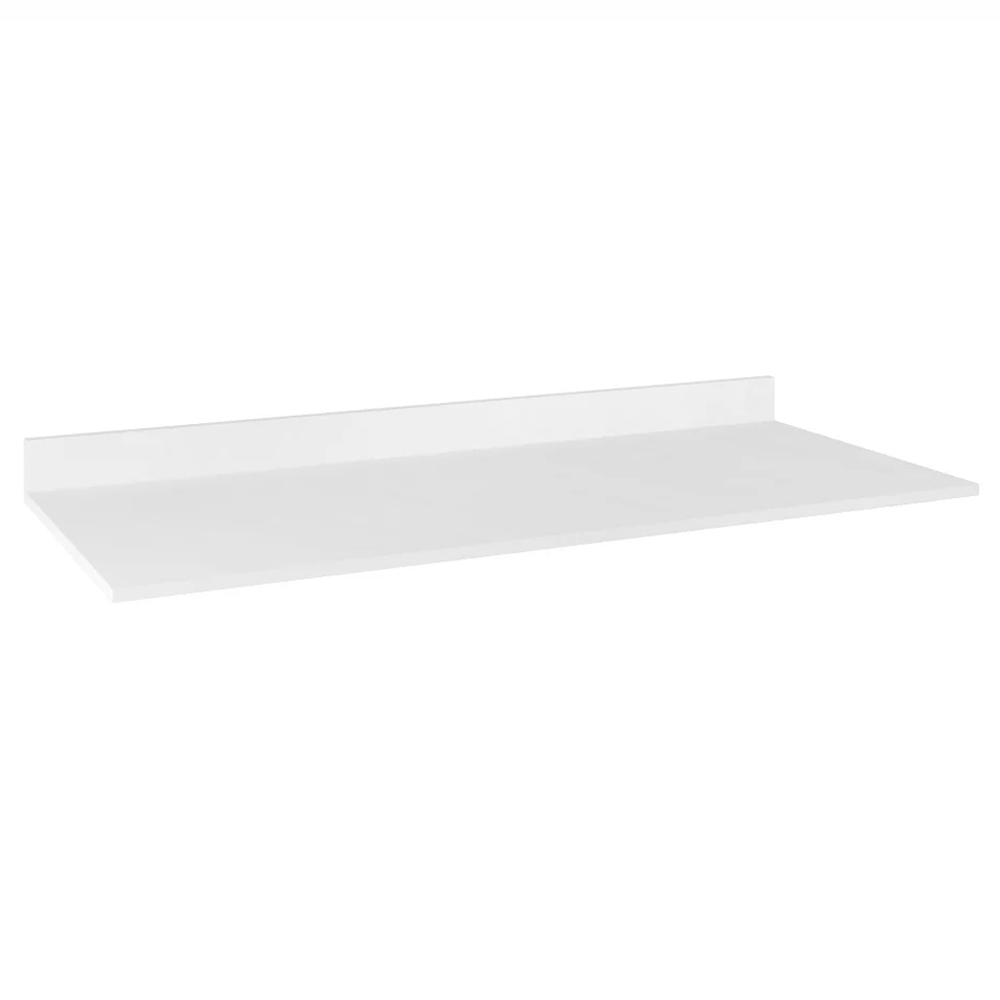 Armário Nevada e Balcão 180cm com Tampo Dallas Branco - Lumil
