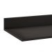 Armário Virgínia e Balcão com Tampo Michigan 120cm Preto/Cinza - Lumil
