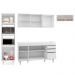 Armário de Cozinha Modulada 4 Peças CP10 Balcão Branco - Lumil