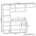Armário de Cozinha Modulada 4 Peças CP11 Balcão com Tampo Branco - Lumil
