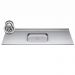 Armário de Cozinha Modulada 4 Peças CP12 Balcão com Pia Inox Preto - Lumil