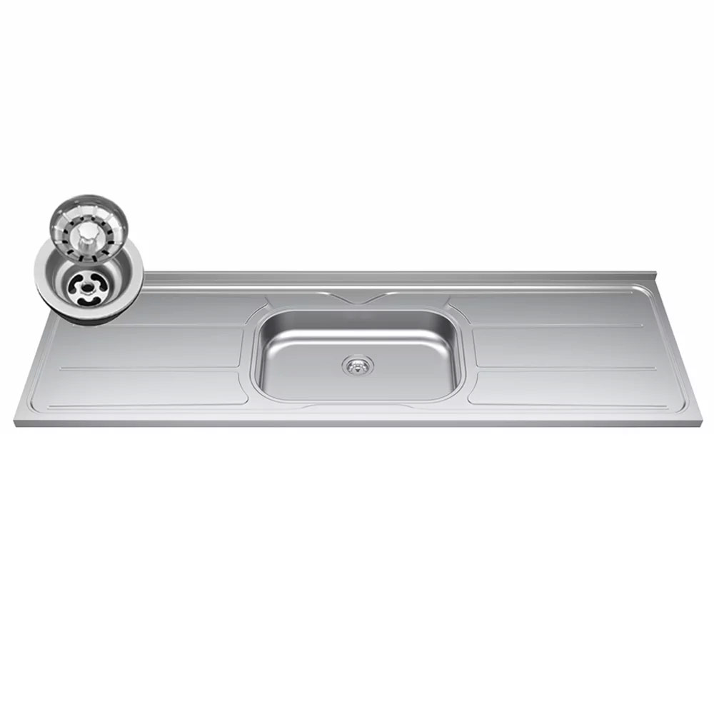 Armário de Cozinha Modulada 4 Peças CP12 Balcão com Pia Inox Preto - Lumil