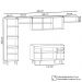 Armário de Cozinha Modulada 5 Peças CP13 Balcão Branco - Lumil