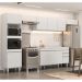 Armário de Cozinha Modulada 5 Peças CP14 Balcão com Tampo Branco - Lumil