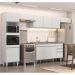Armário de Cozinha Modulada 5 Peças CP15 Balcão com Pia Inox Branco - Lumil