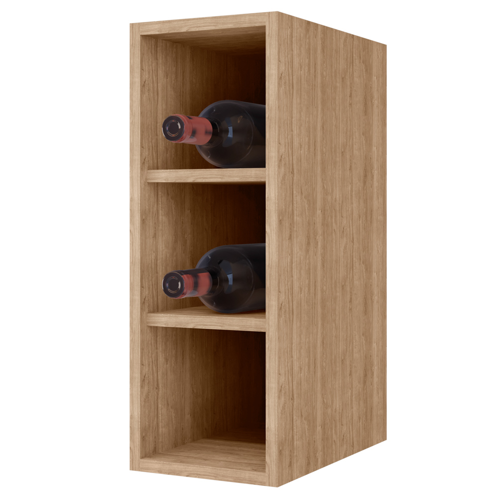 Armário de Cozinha Modulada 5 Peças CP16 Balcão Castanho/Cinza - Lumil