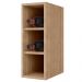 Armário de Cozinha Modulada 5 Peças CP16 Balcão Castanho/Preto - Lumil