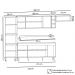Armário de Cozinha Modulada 5 Peças CP17 Balcão com Tampo Branco - Lumil