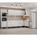 Armário de Cozinha Modulada de Canto 9 Peças CP04 Balcão Branco - Lumi