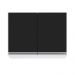 Armário de Cozinha Modulado de Canto 6 Peças CP31 Balcão sem Tampo Branco/Preto - Lumil