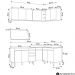 Armário de Cozinha Modulado de Canto 7 Peças CP19 Balcão sem Tampo Branco - Lumil