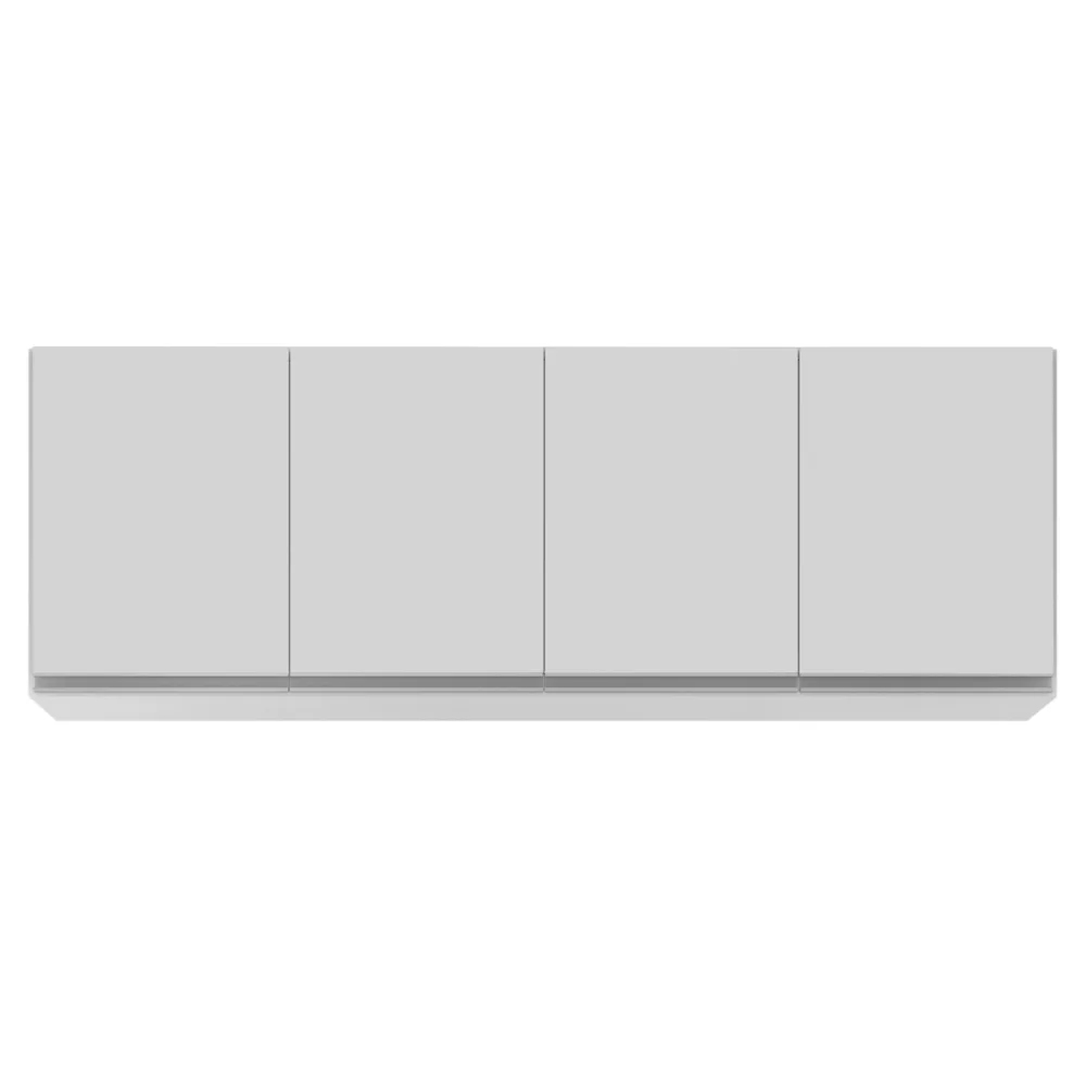 Armário de Cozinha Modulado de Canto 8 Peças CP25 Balcão sem Tampo Branco - Lumil