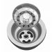 Balcão Gabinete com Pia Inox 150cm 3 Portas 1 Gaveta Dakota Branco - Lumil