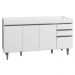 Balcão Gabinete de Pia sem Tampo 150cm 4 Portas 2 Gavetas Marrocos Branco - Lumil