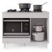 Balcão Multiuso para Cooktop 4 Bocas Georgia Branco - Lumil Móveis