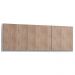Kit 2 Armários Aéreos 150cm 3 Portas Argélia Branco/Castanho - Lumil