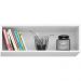 Kit 2 Armários Aéreos Geladeira Veneza 70cm 1 Porta Branco/Preto - Lumil Móveis