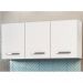 Kit 2 Armários Aéreos Honduras 3 Portas 120cm Branco - Lumil Móveis