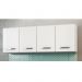 Kit 2 Armários Aéreos Panamá 4 Portas 160cm Branco - Lumil Móveis