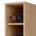 Nicho Aéreo Adega Vertical 20cm Riad Castanho - Lumil