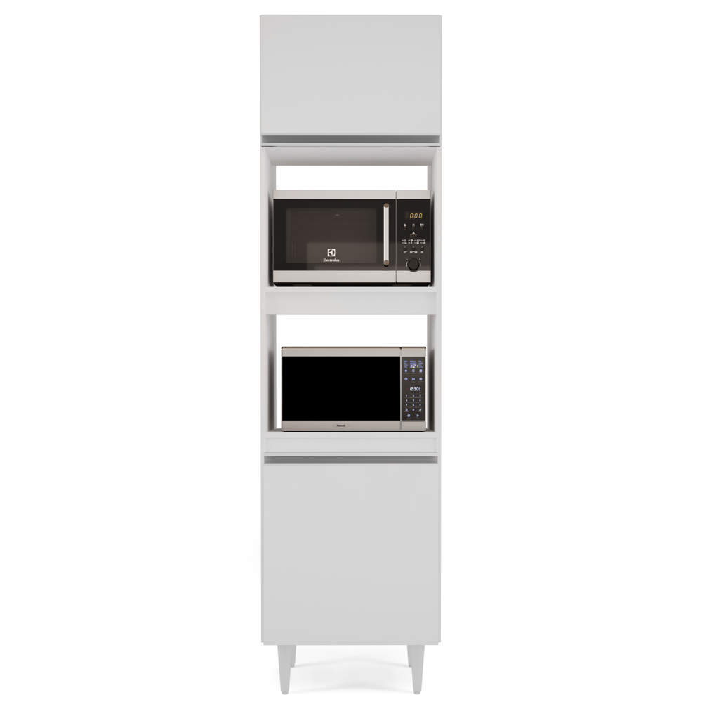 Paneleiro Torre Quente 2 Portas Colorado Branco - Lumil Móveis