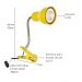 Luminária Presilha com Garra Amélia Mini Amarelo