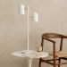 Luminária de Mesa Abajur Anne Dupla Branco