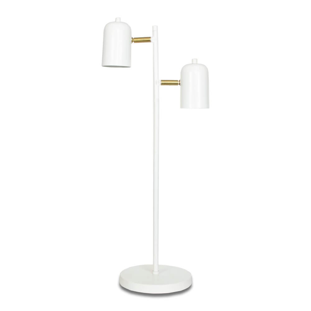 Luminária de Mesa Abajur Anne Dupla Branco