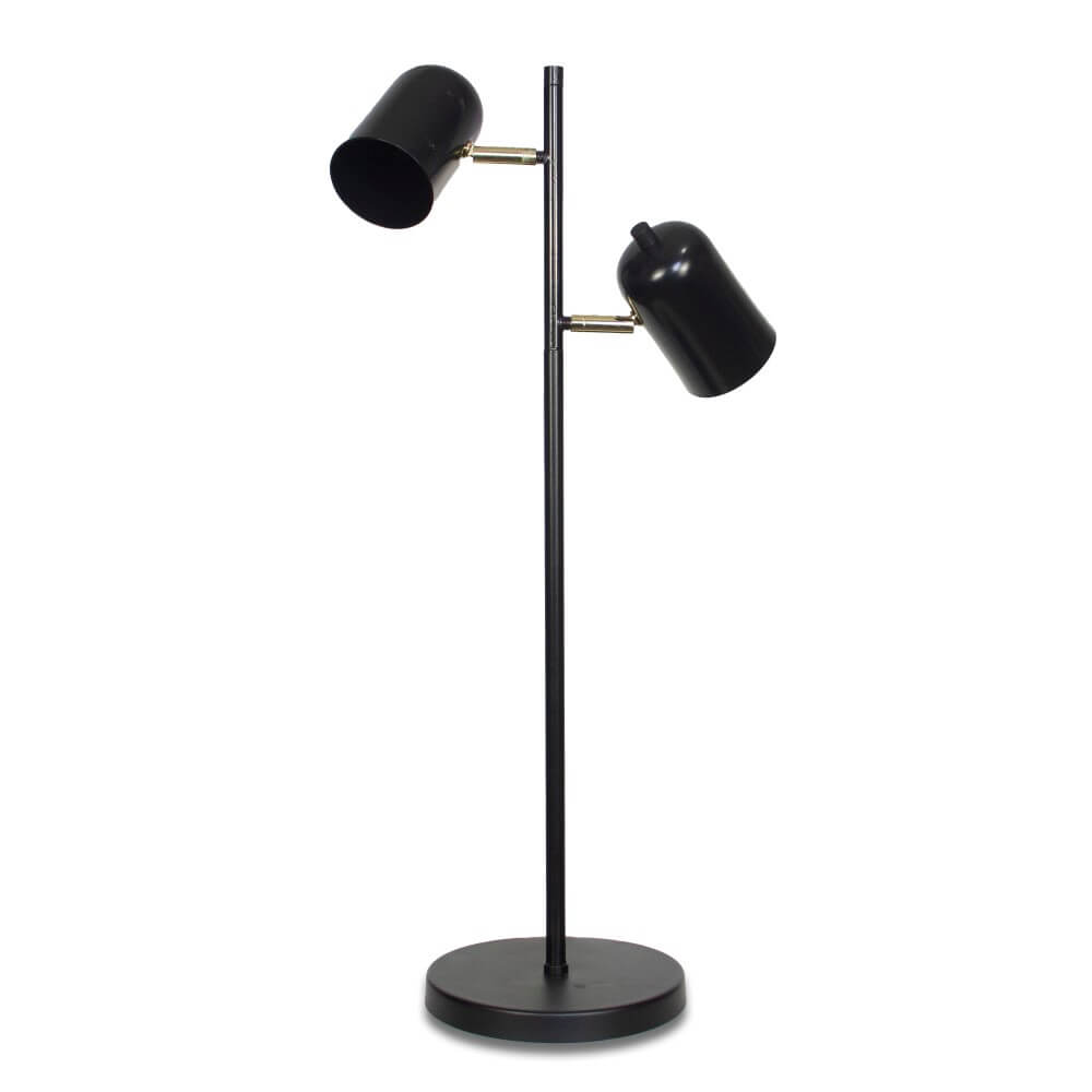 Luminária de Mesa Abajur Anne Dupla Preto