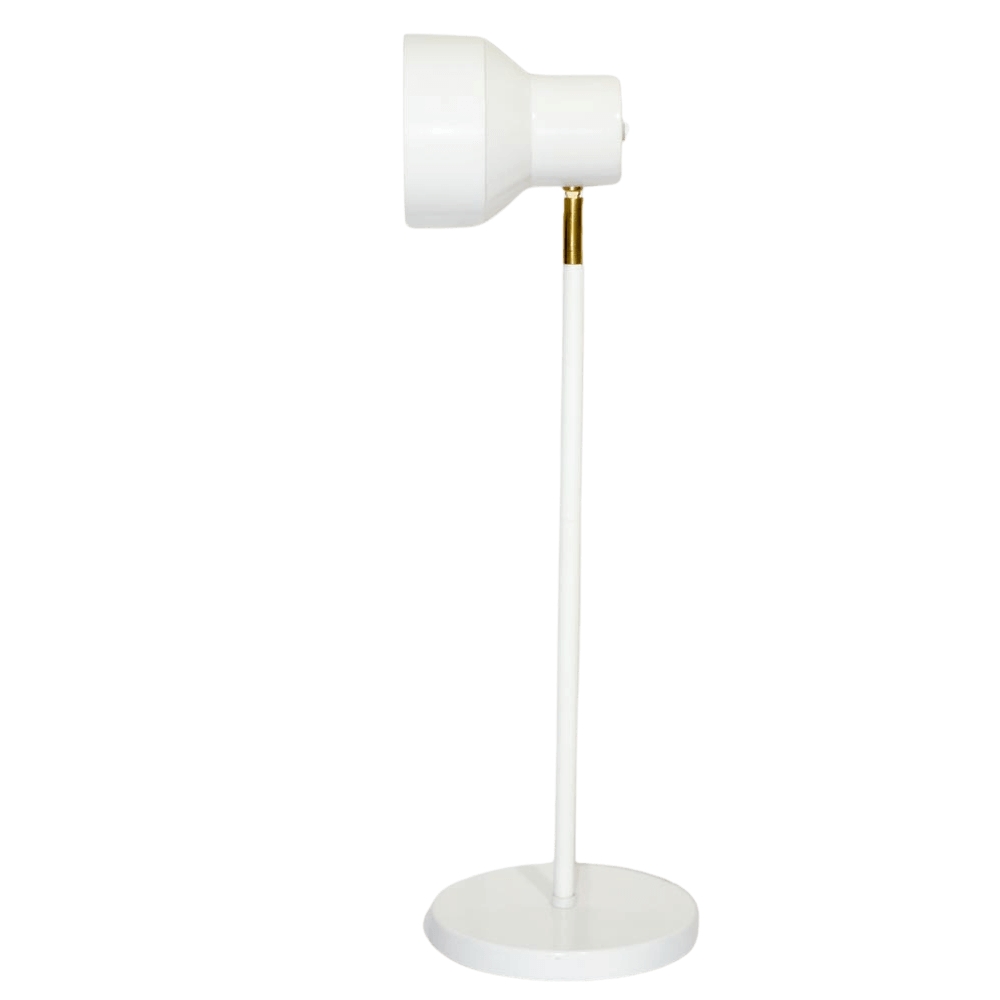 Luminária de Mesa Abajur Cate Branca