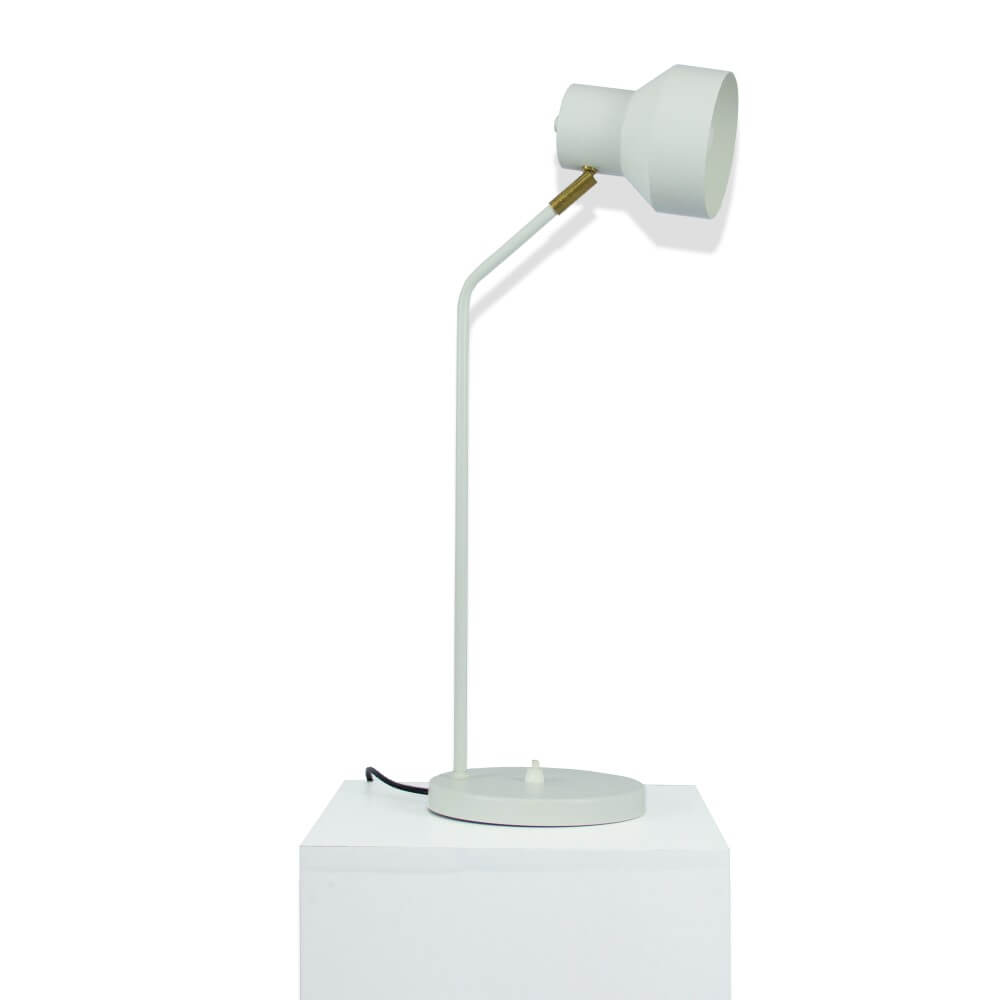 Luminária de Mesa Abajur Elizabeth Branco