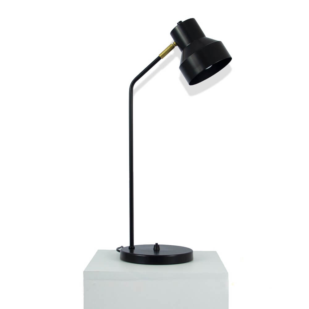 Luminária de Mesa Abajur Elizabeth Preto