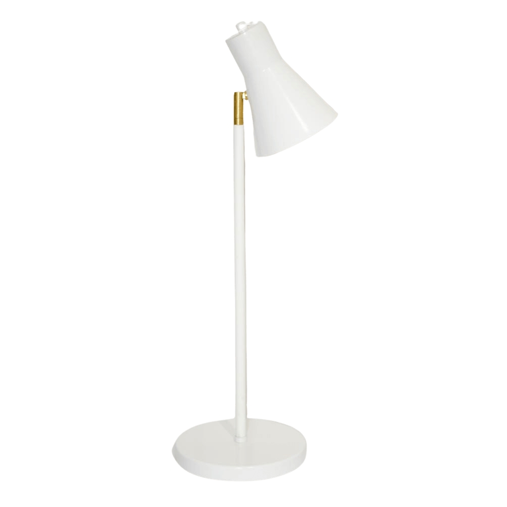 Luminária de Mesa Abajur Emma Branca