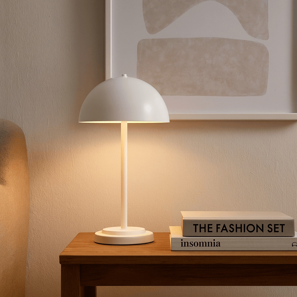 Luminária de Mesa Abajur Komaco Branco